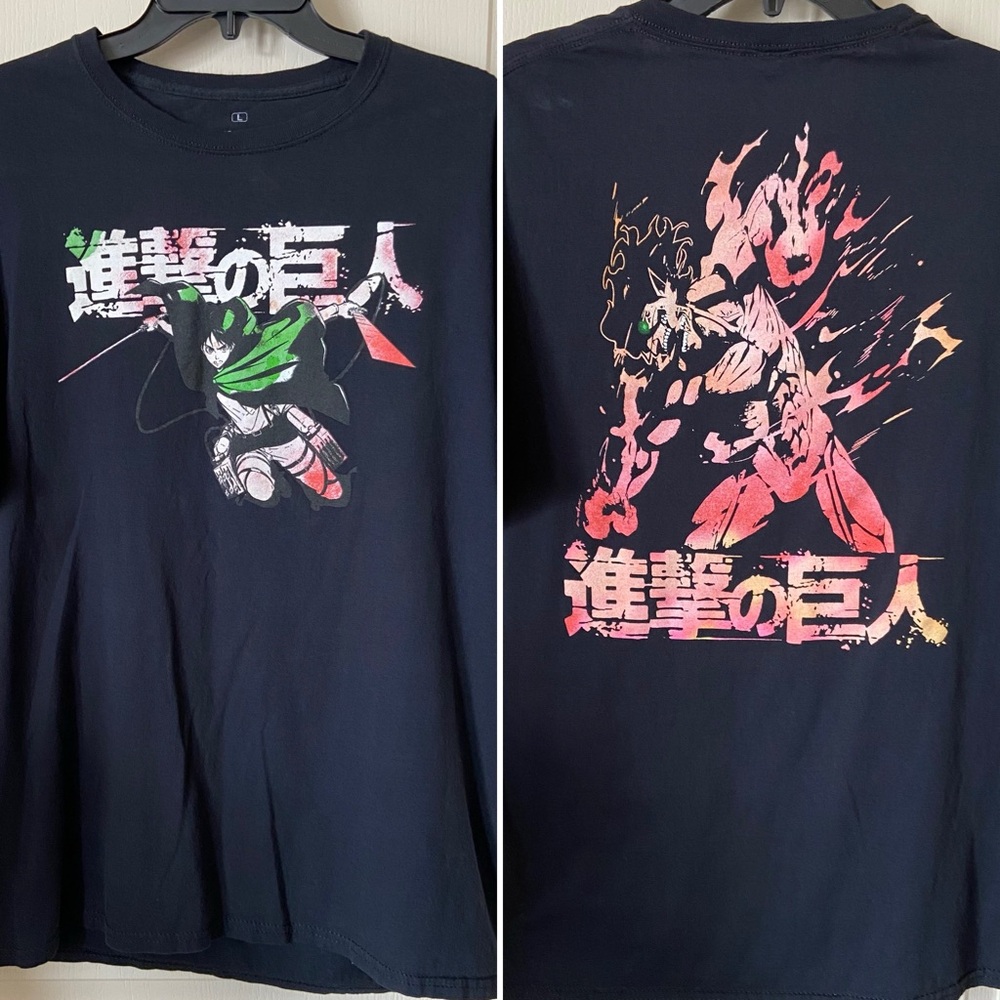 Attack On Titan Double-Sided Eren Yeager Titan T-Shirt
